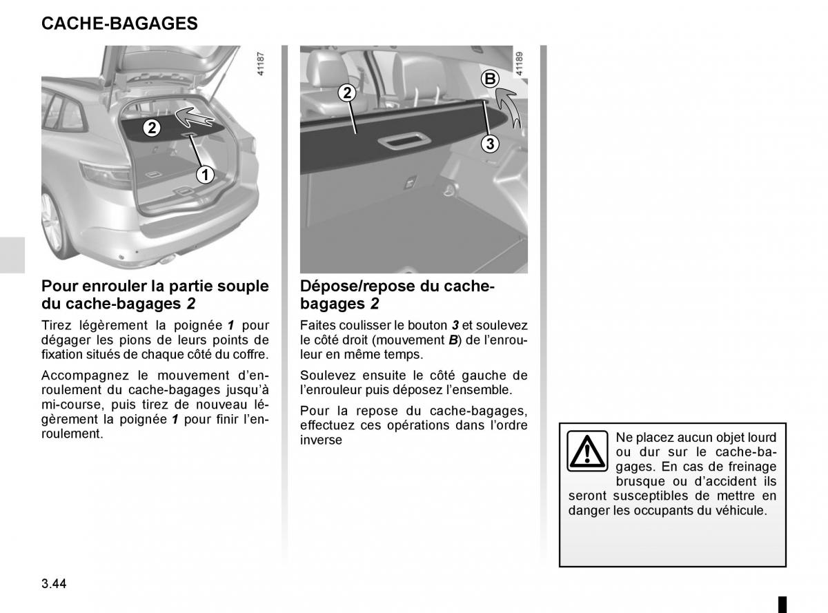 Renault Megane IV 4 manuel du proprietaire / page 238