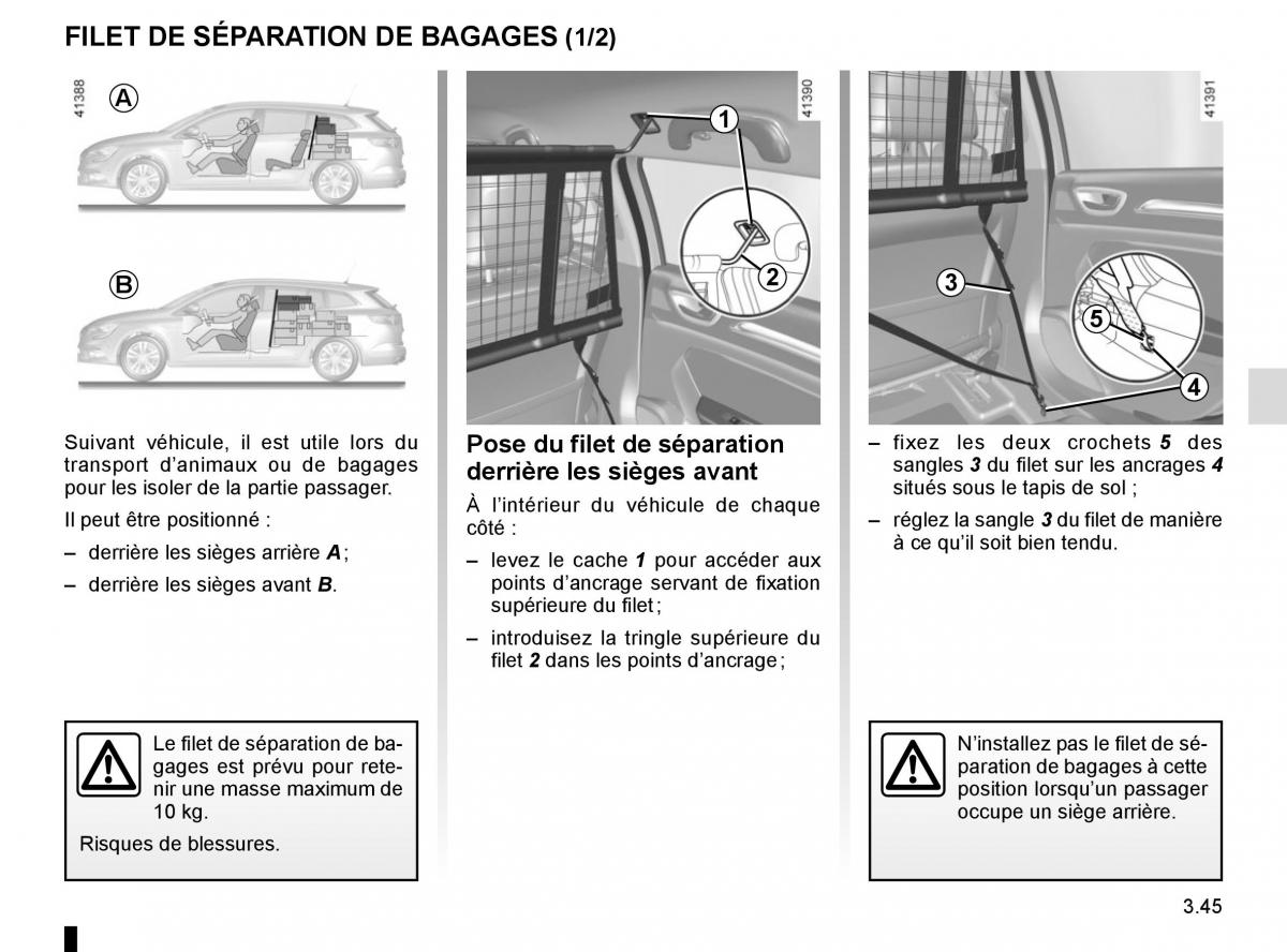 Renault Megane IV 4 manuel du proprietaire / page 239