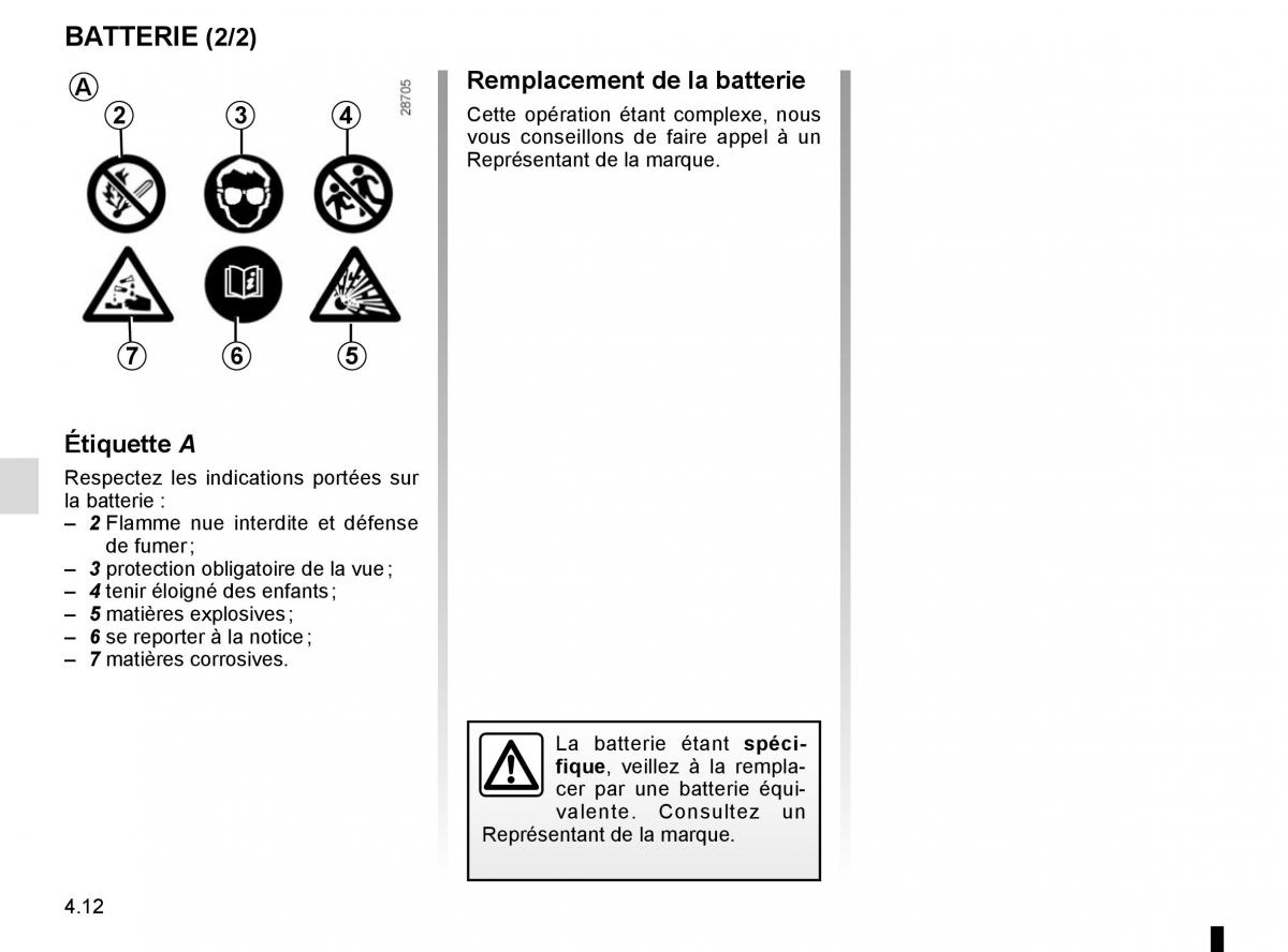 Renault Megane IV 4 manuel du proprietaire / page 262