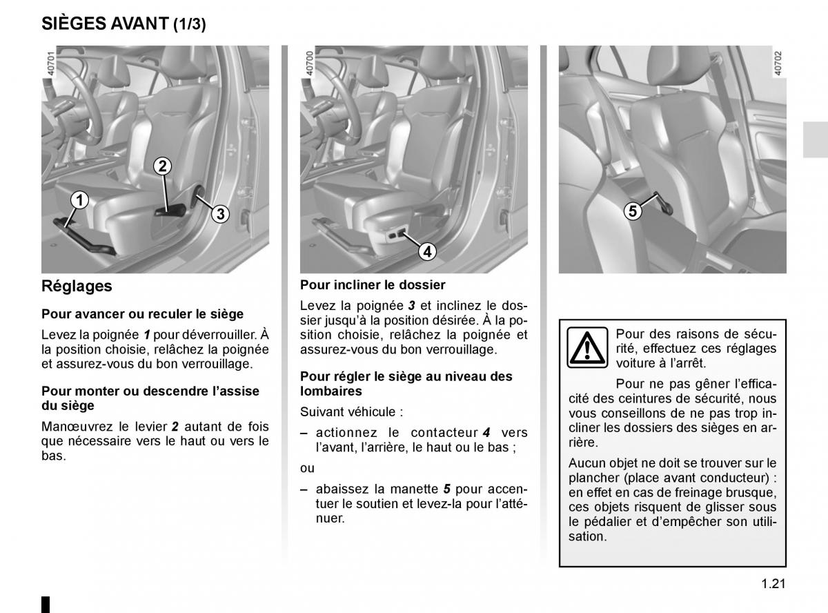 Renault Megane IV 4 manuel du proprietaire / page 27