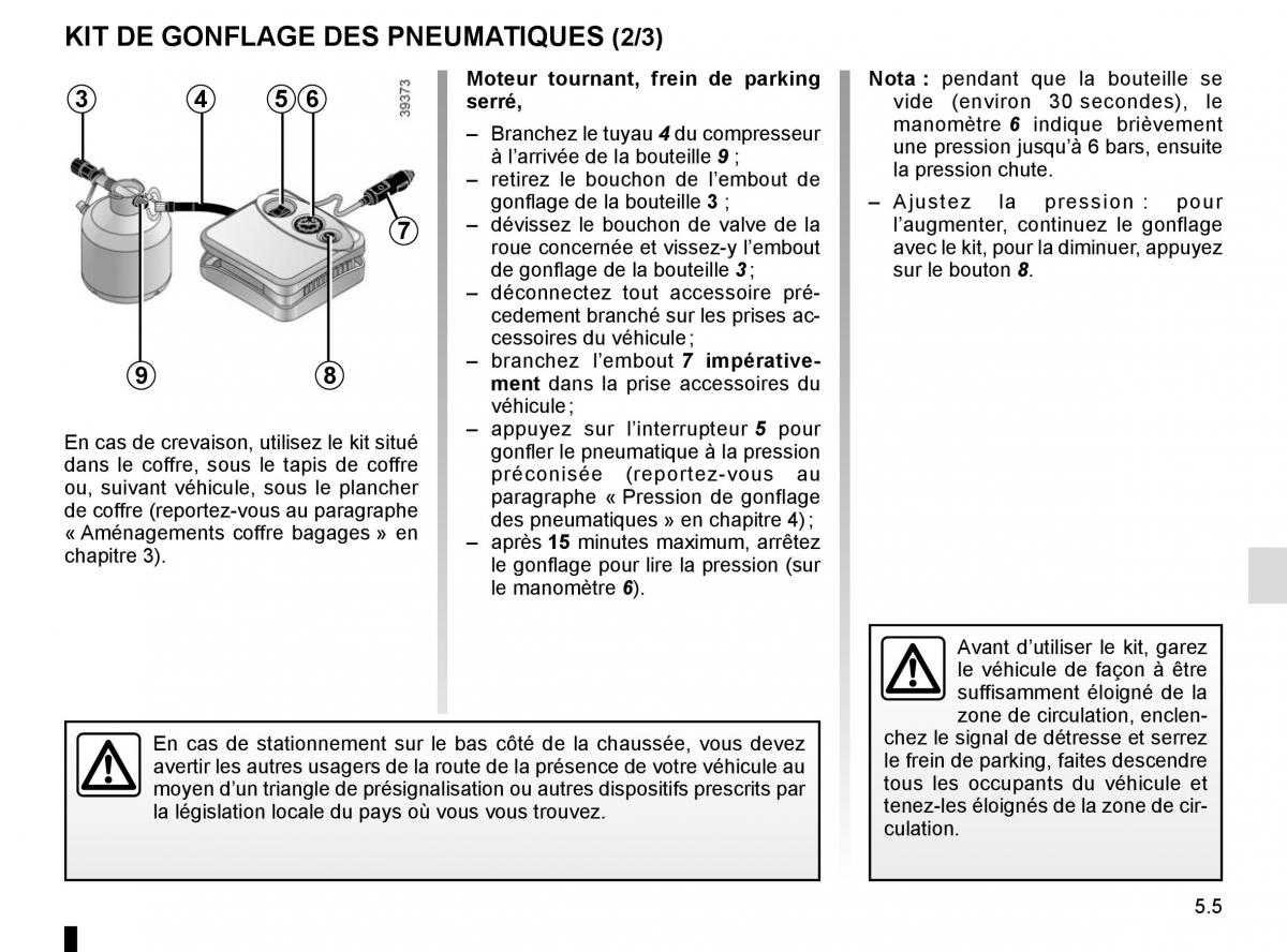 Renault Megane IV 4 manuel du proprietaire / page 273