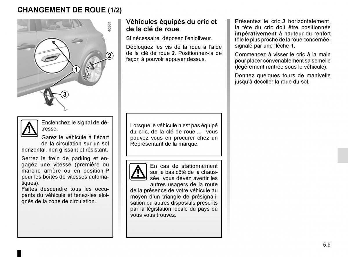 Renault Megane IV 4 manuel du proprietaire / page 277