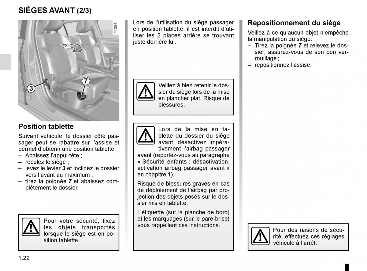 Renault Megane IV 4 manuel du proprietaire / page 28