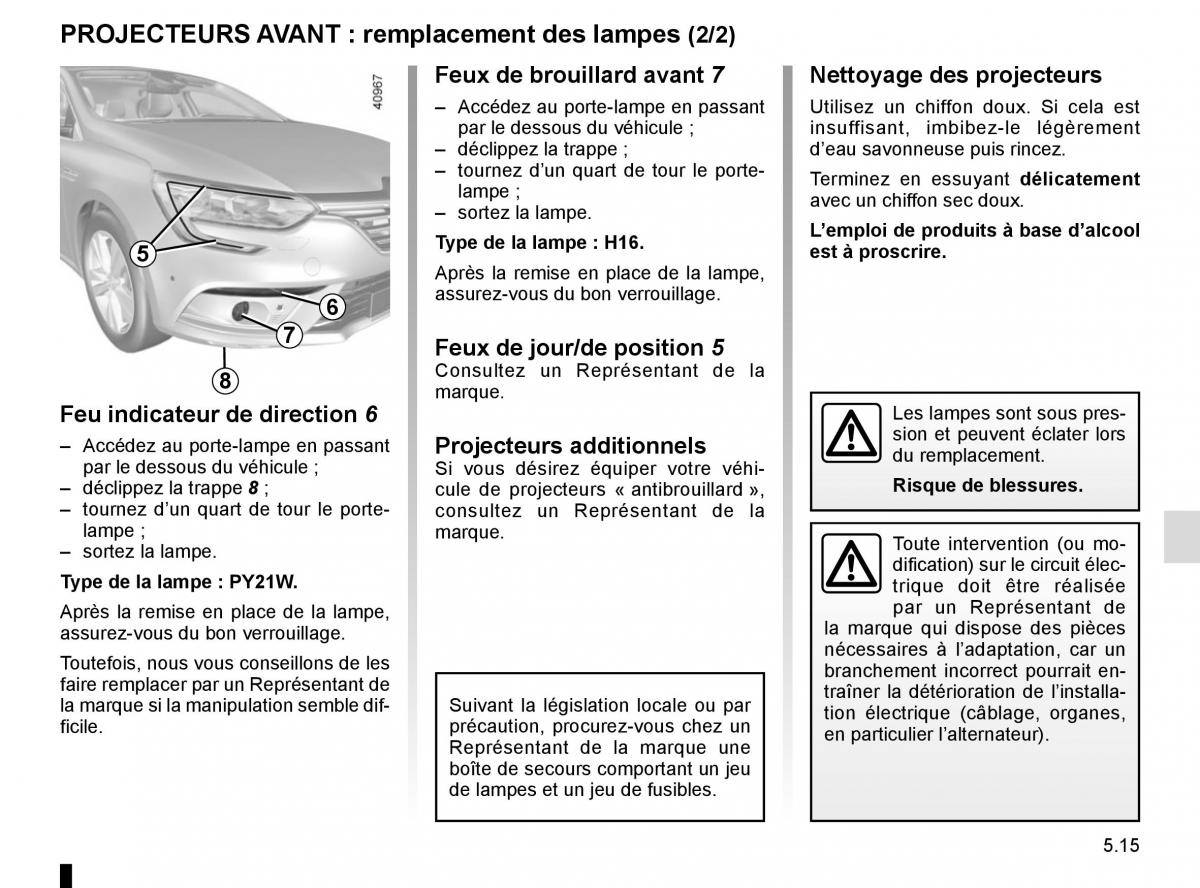 Renault Megane IV 4 manuel du proprietaire / page 283