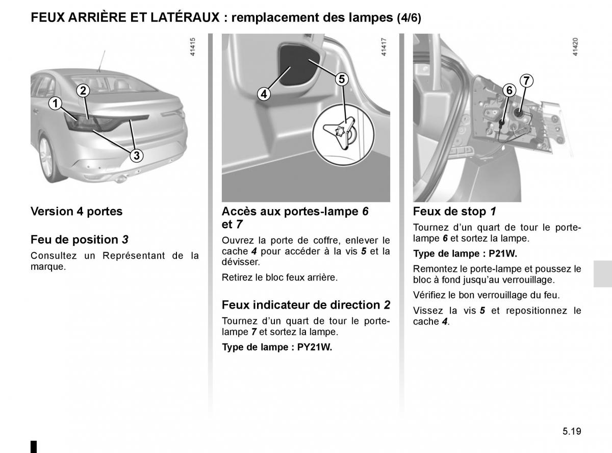 Renault Megane IV 4 manuel du proprietaire / page 287