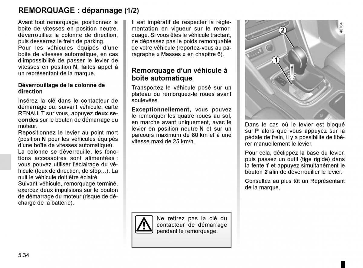 Renault Megane IV 4 manuel du proprietaire / page 302