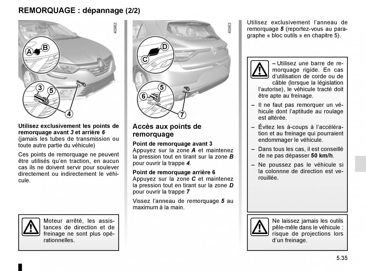 Renault Megane IV 4 manuel du proprietaire / page 303