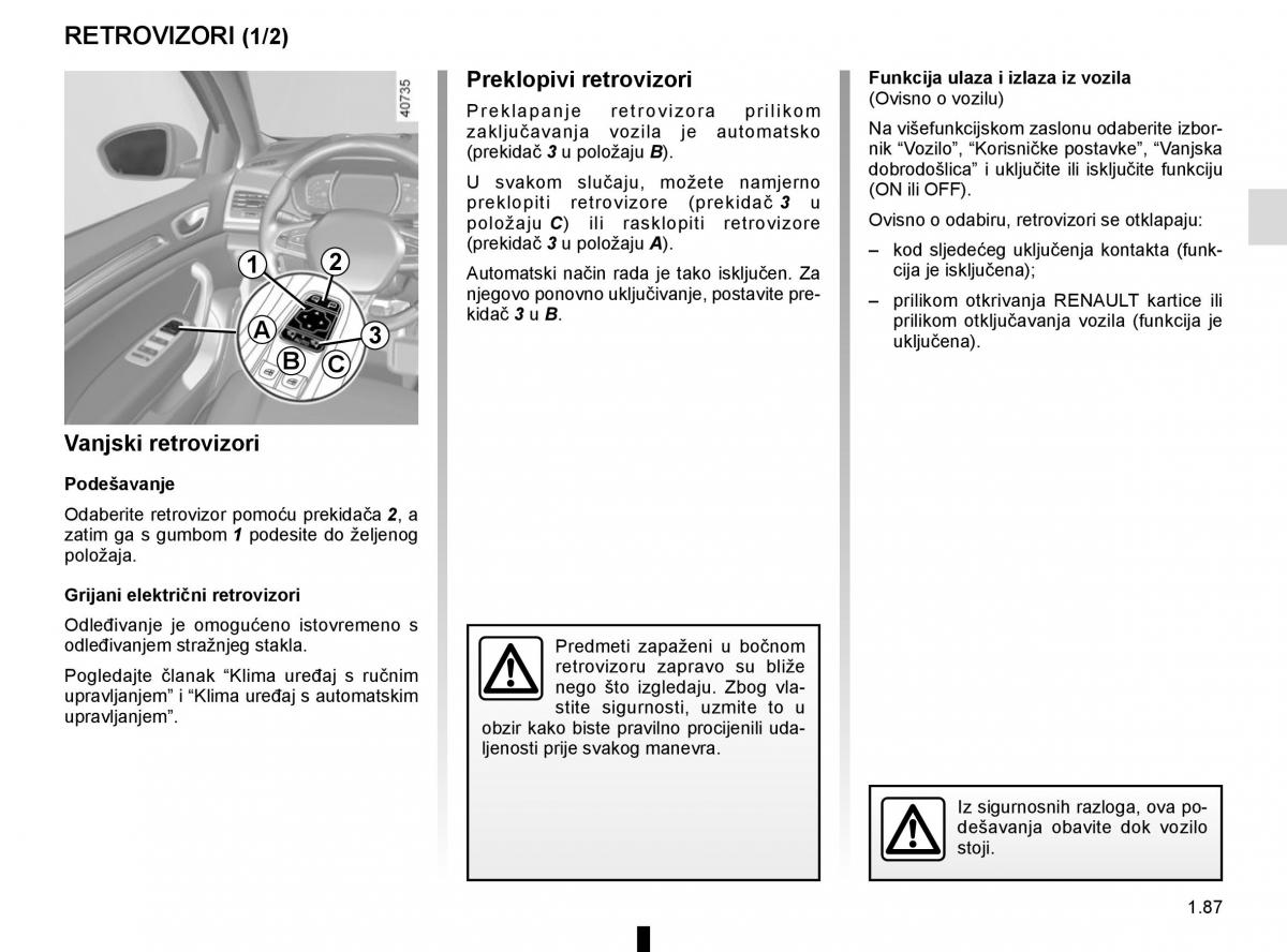 Renault Megane IV 4 vlasnicko uputstvo / page 93