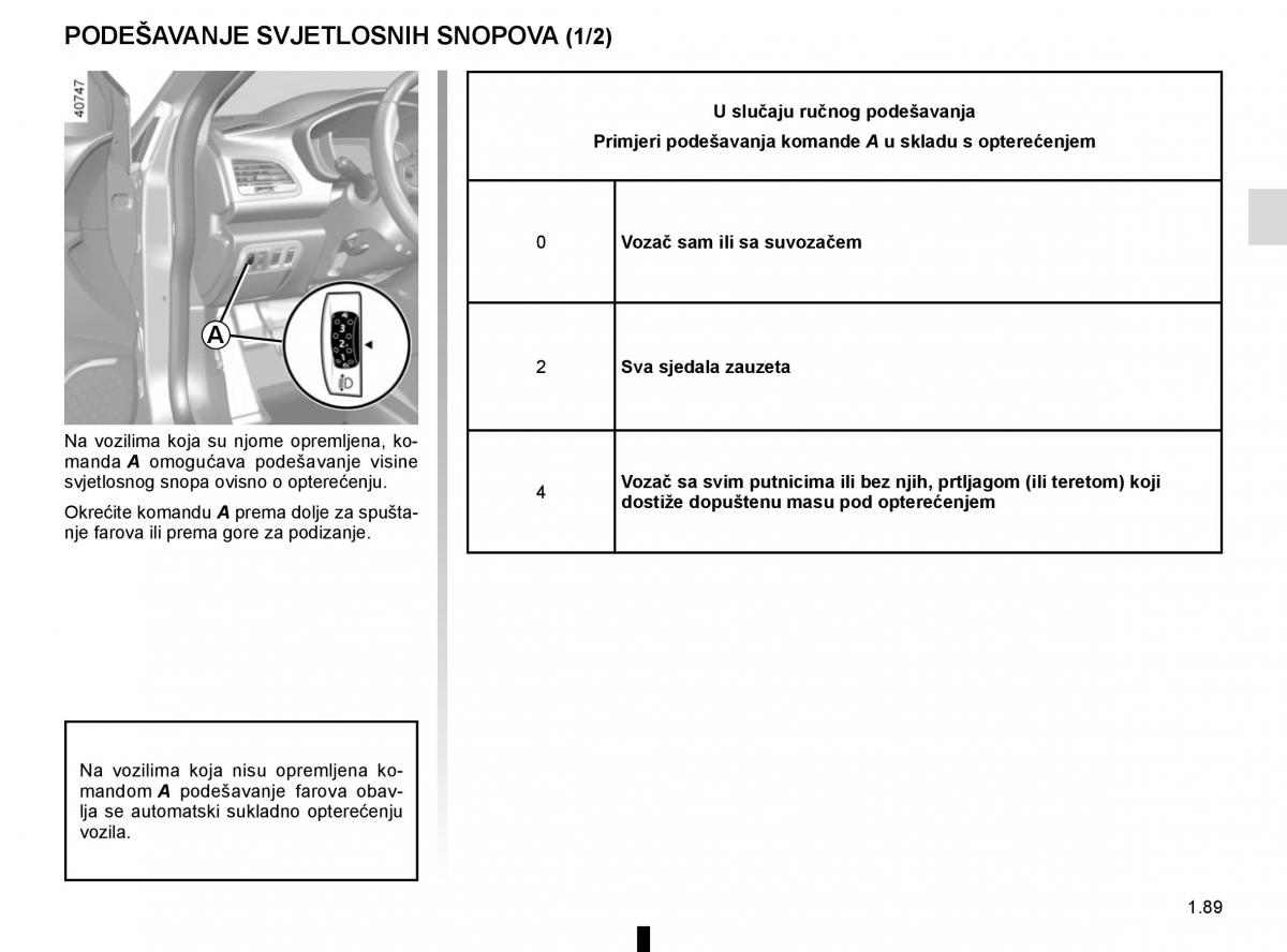 Renault Megane IV 4 vlasnicko uputstvo / page 95