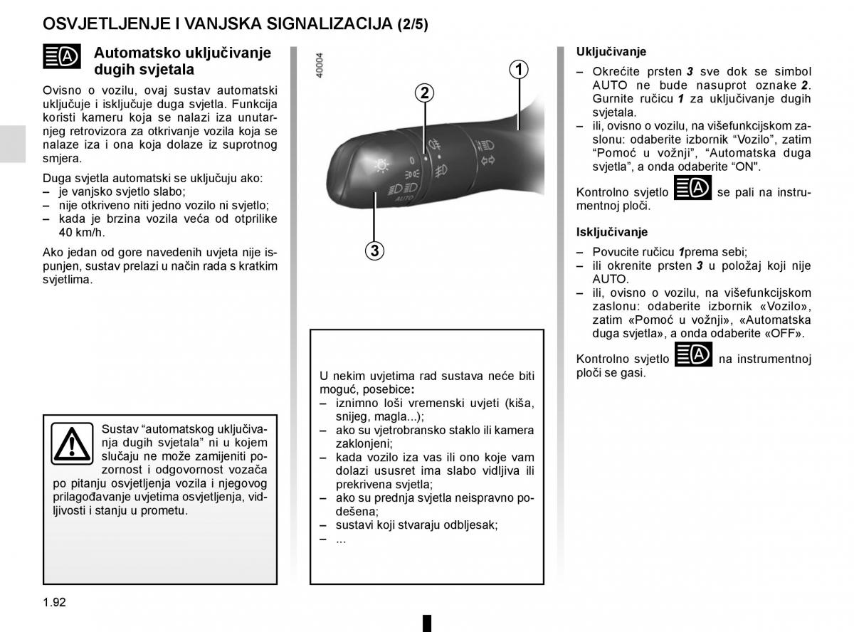 Renault Megane IV 4 vlasnicko uputstvo / page 98