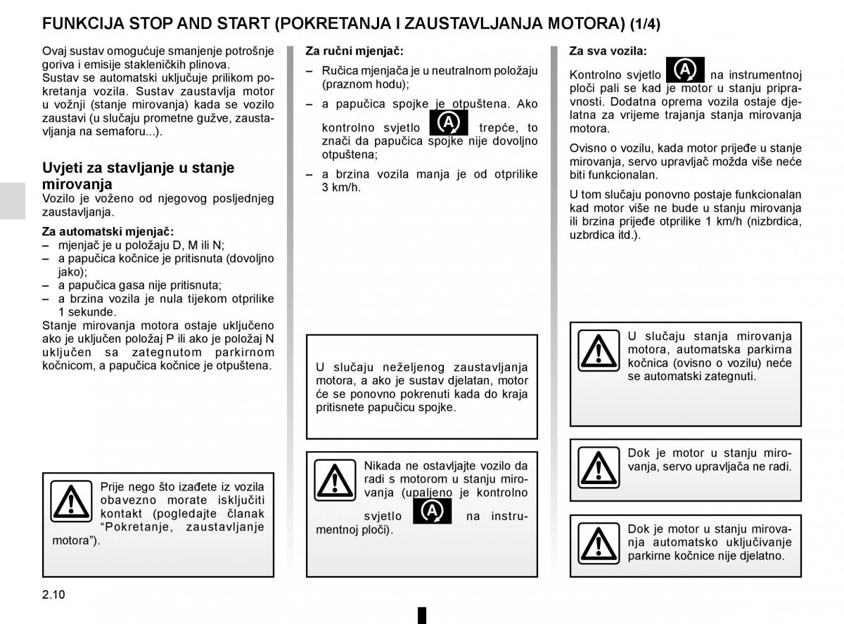 Renault Megane IV 4 vlasnicko uputstvo / page 122