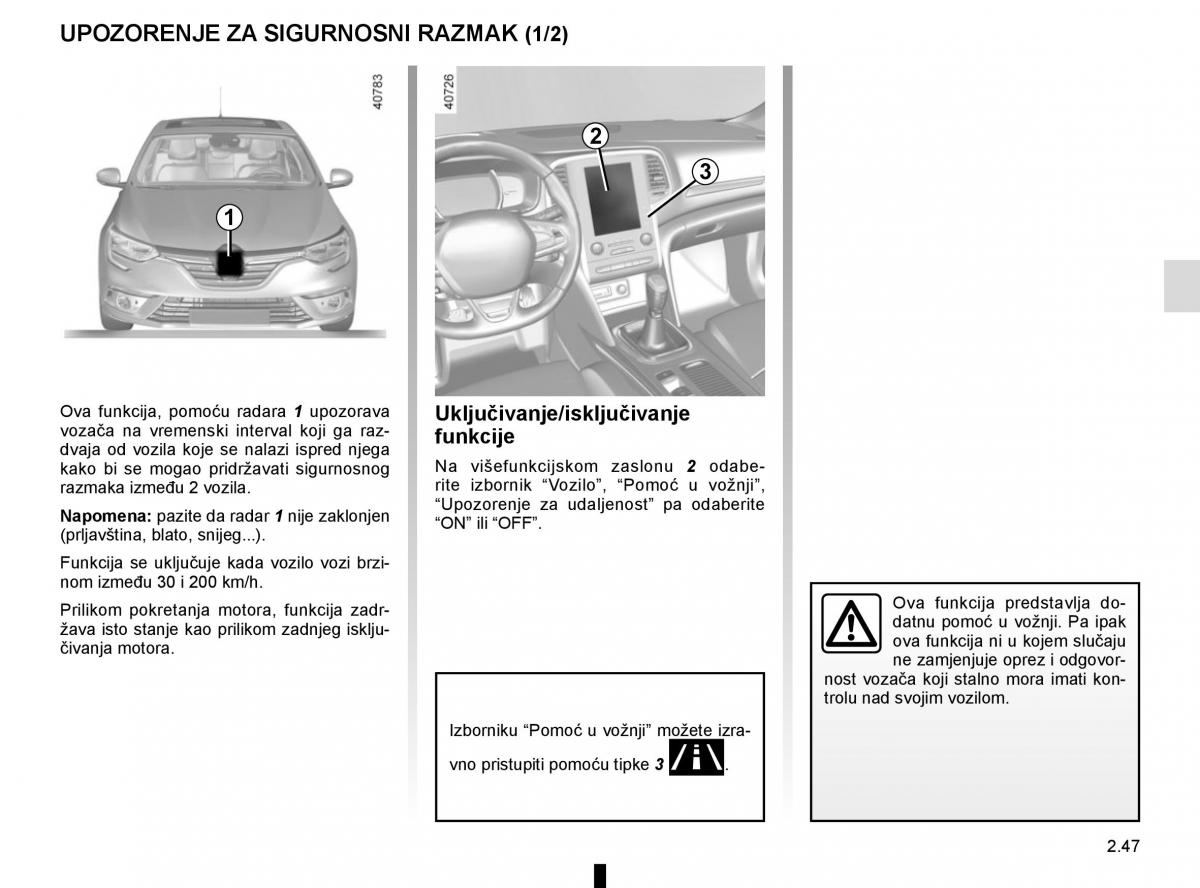 Renault Megane IV 4 vlasnicko uputstvo / page 159