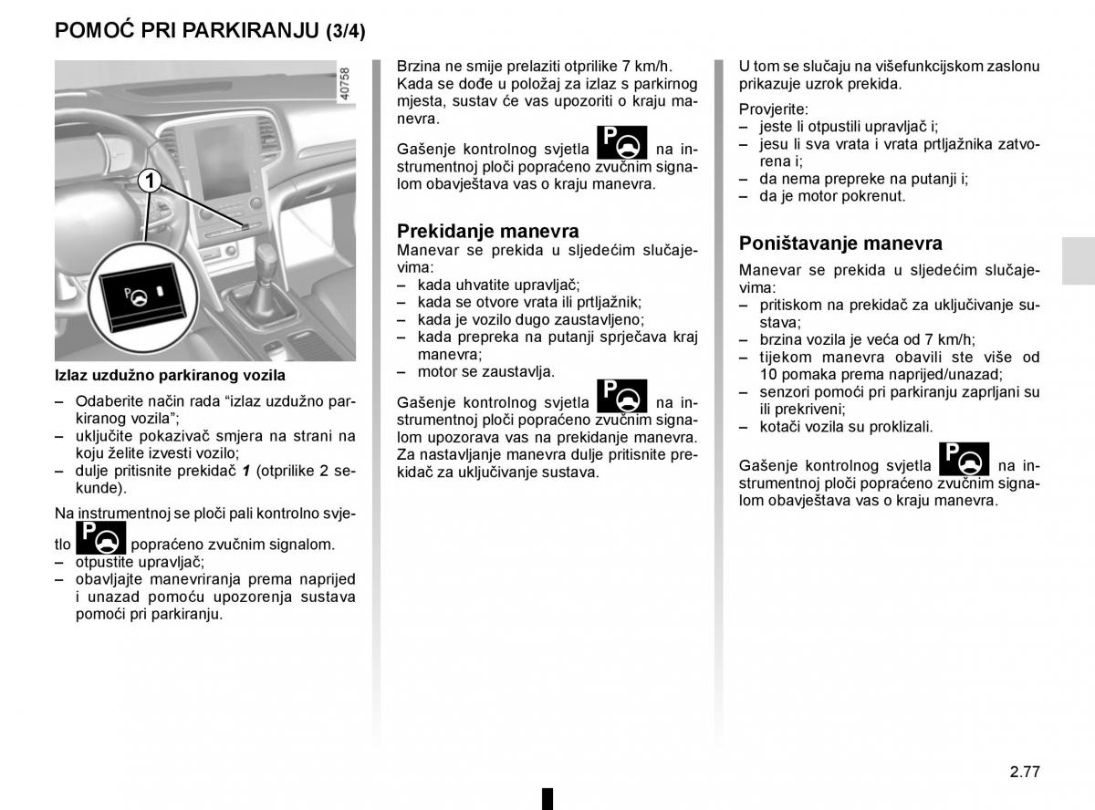 Renault Megane IV 4 vlasnicko uputstvo / page 189