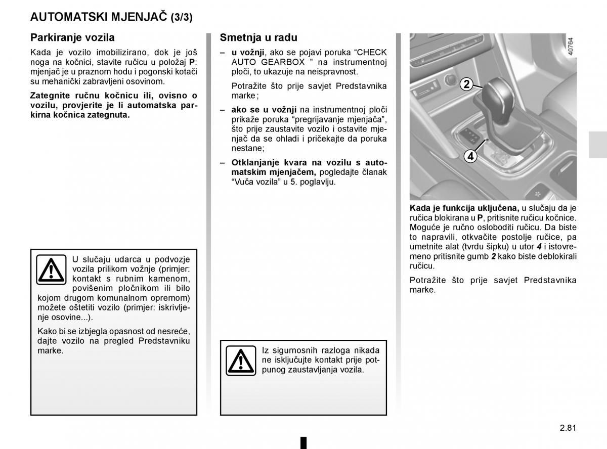 Renault Megane IV 4 vlasnicko uputstvo / page 193