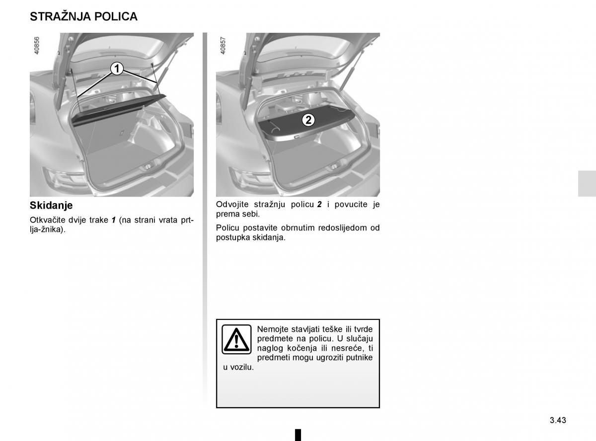 Renault Megane IV 4 vlasnicko uputstvo / page 237