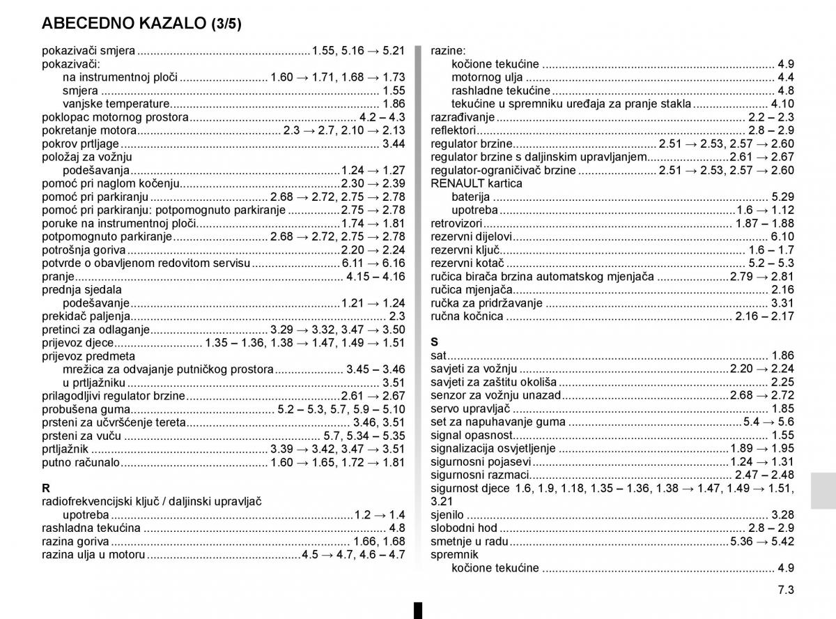 Renault Megane IV 4 vlasnicko uputstvo / page 335