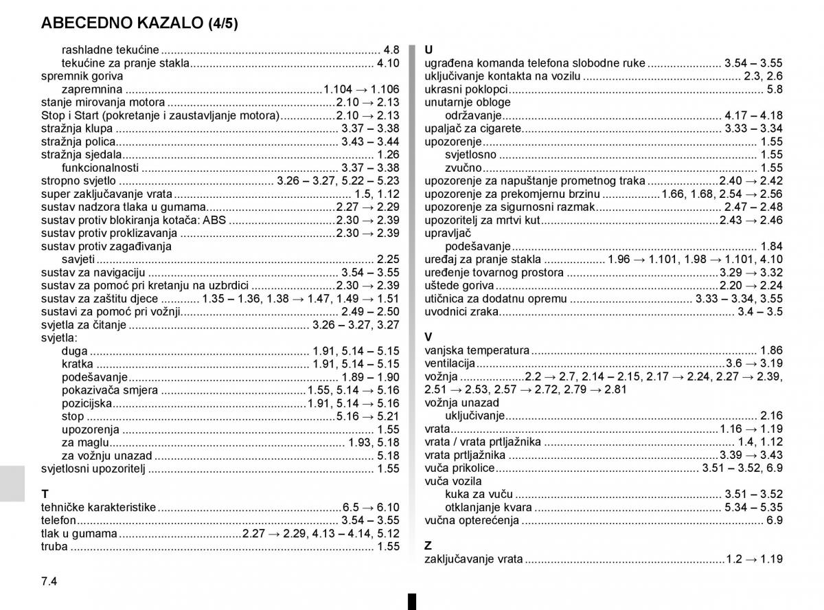 Renault Megane IV 4 vlasnicko uputstvo / page 336