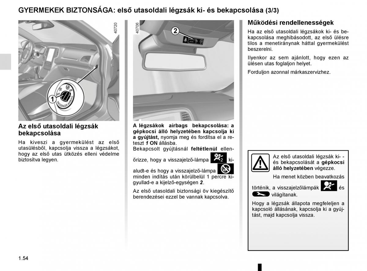 Renault Megane IV 4 Kezelesi utmutato / page 60