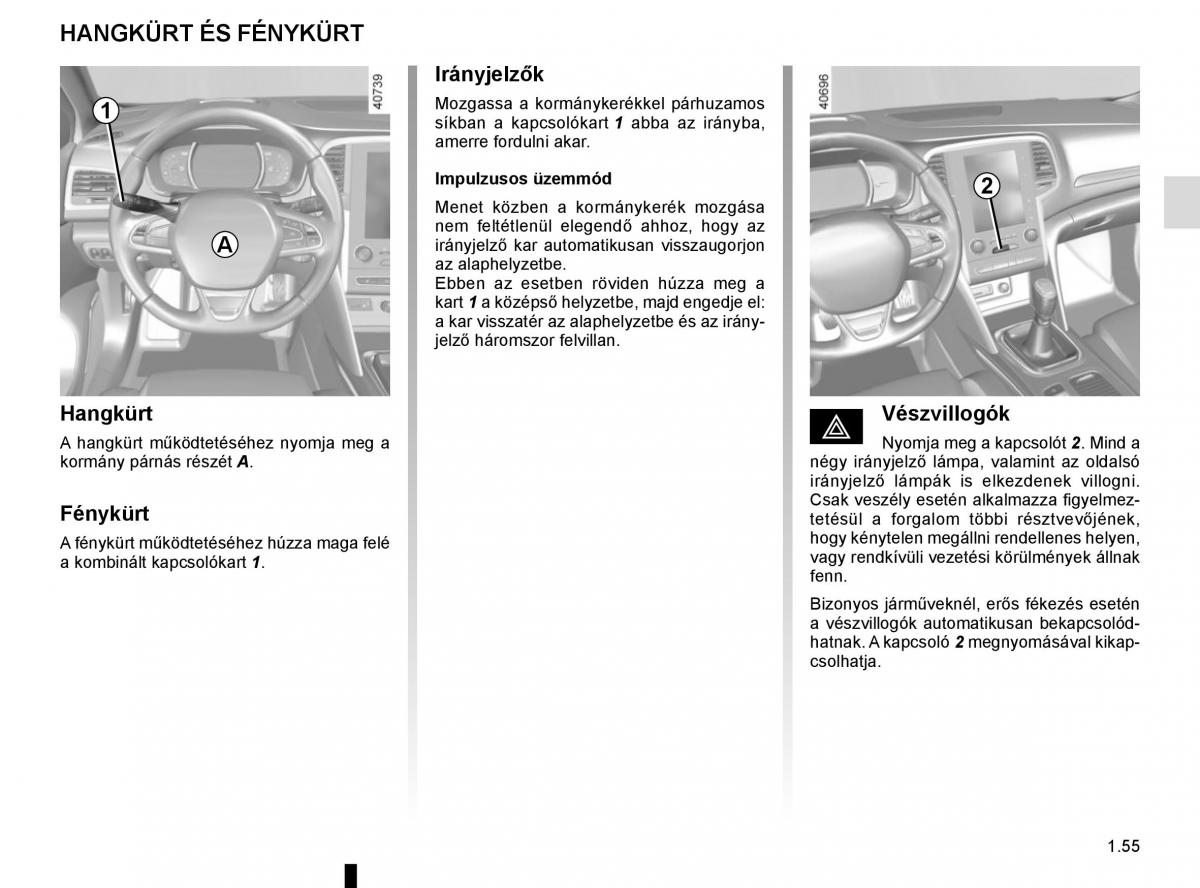 Renault Megane IV 4 Kezelesi utmutato / page 61