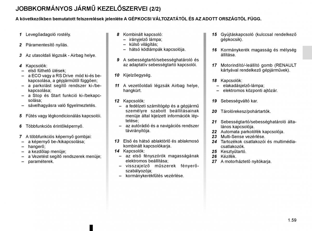 Renault Megane IV 4 Kezelesi utmutato / page 65