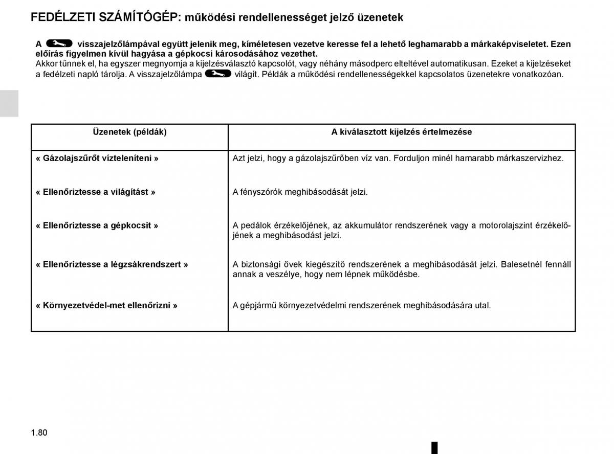 Renault Megane IV 4 Kezelesi utmutato / page 86