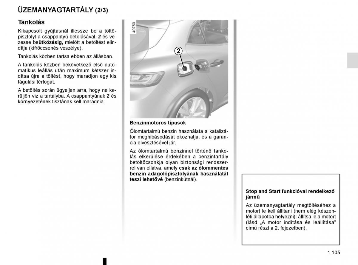 Renault Megane IV 4 Kezelesi utmutato / page 111