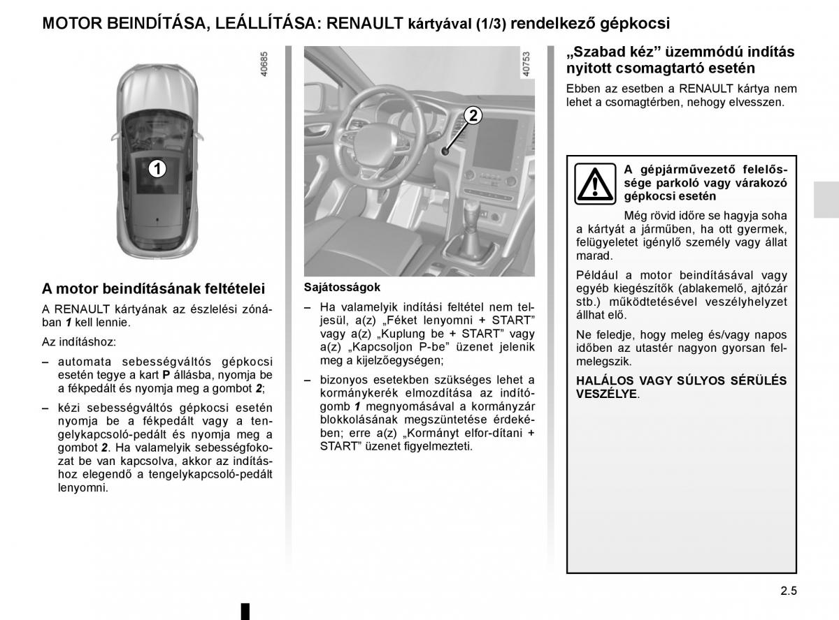 Renault Megane IV 4 Kezelesi utmutato / page 117