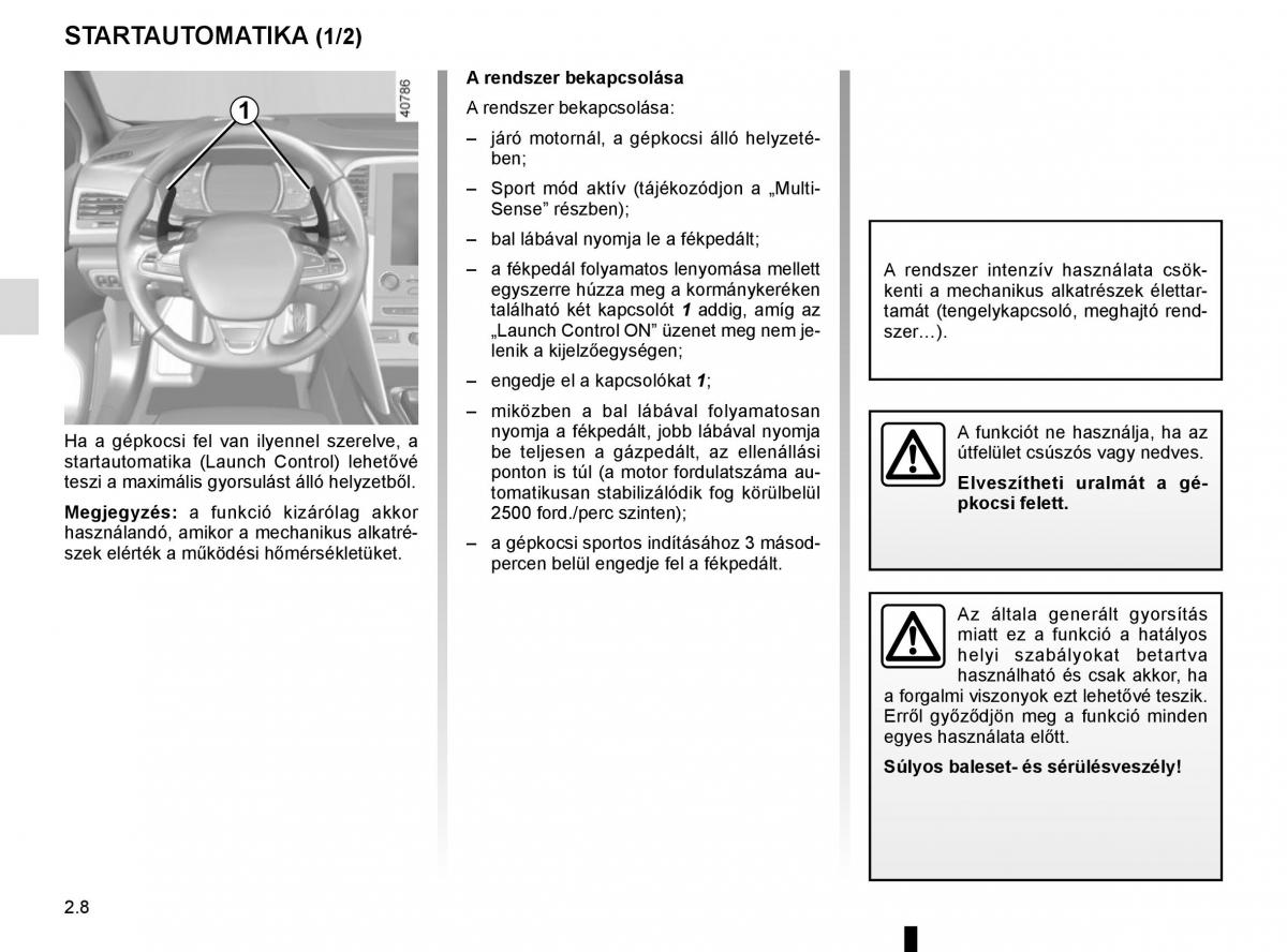 Renault Megane IV 4 Kezelesi utmutato / page 120