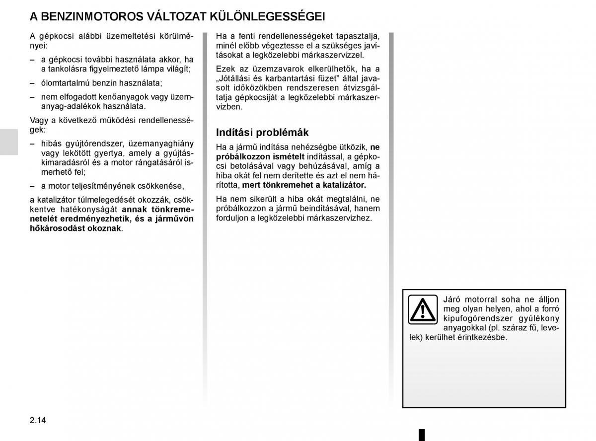 Renault Megane IV 4 Kezelesi utmutato / page 126