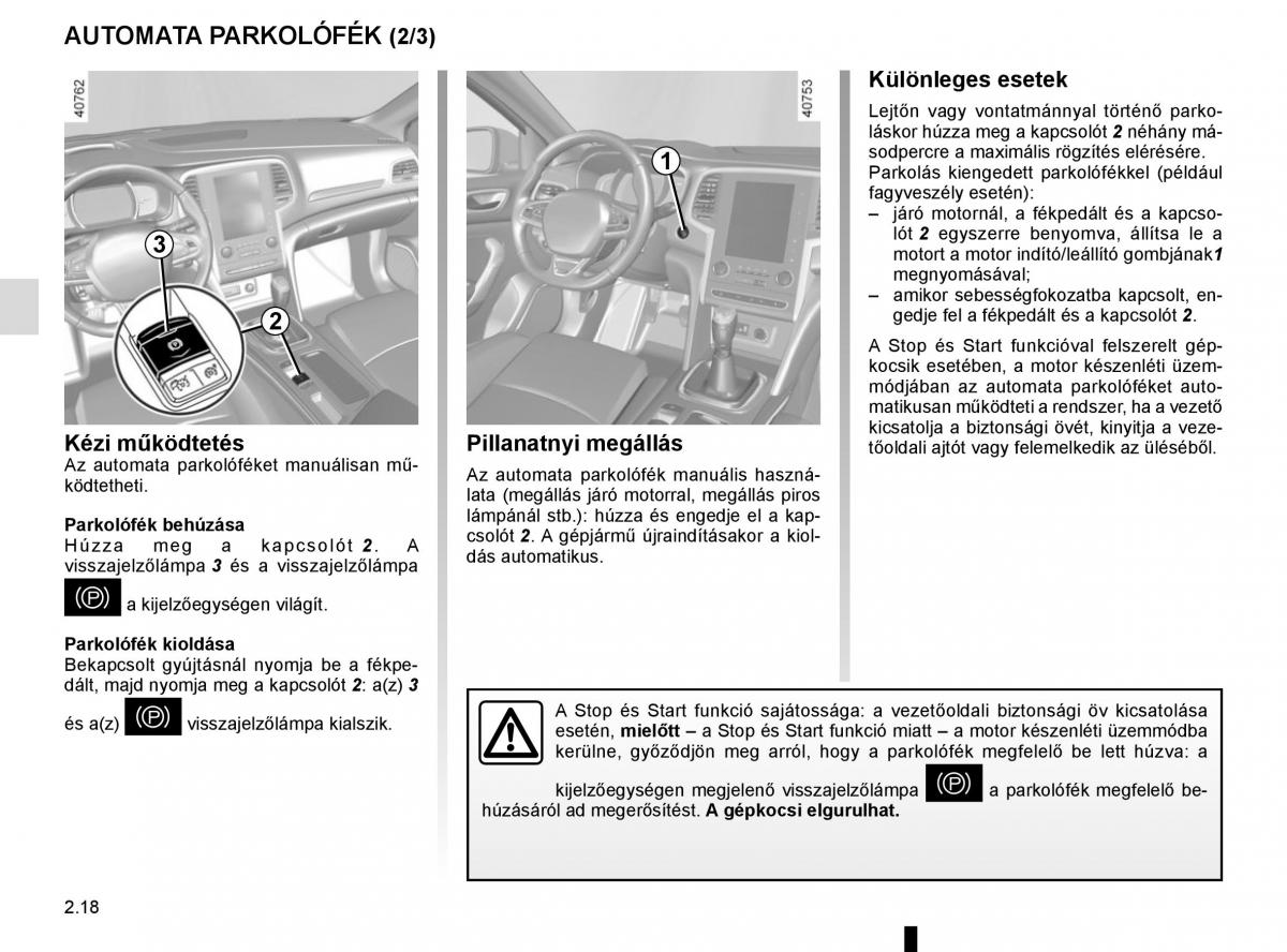 Renault Megane IV 4 Kezelesi utmutato / page 130