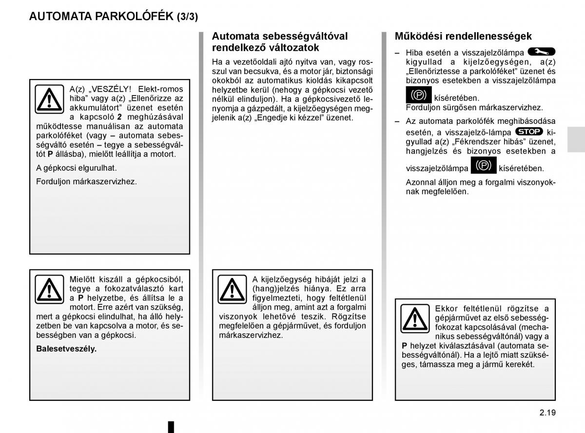 Renault Megane IV 4 Kezelesi utmutato / page 131