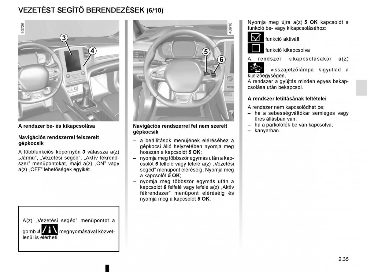 Renault Megane IV 4 Kezelesi utmutato / page 147