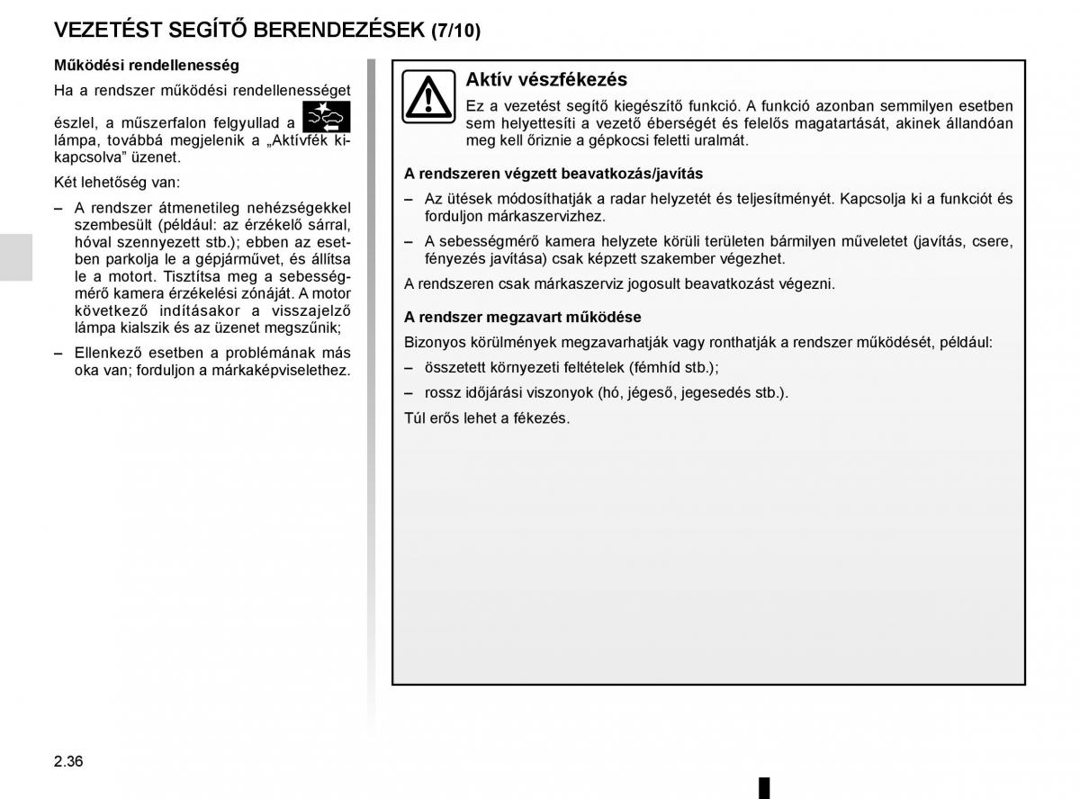 Renault Megane IV 4 Kezelesi utmutato / page 148