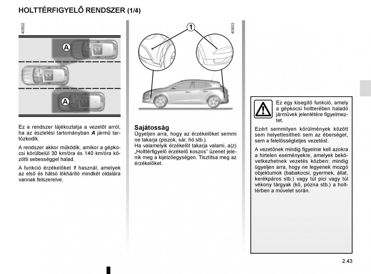 Renault Megane IV 4 Kezelesi utmutato / page 155