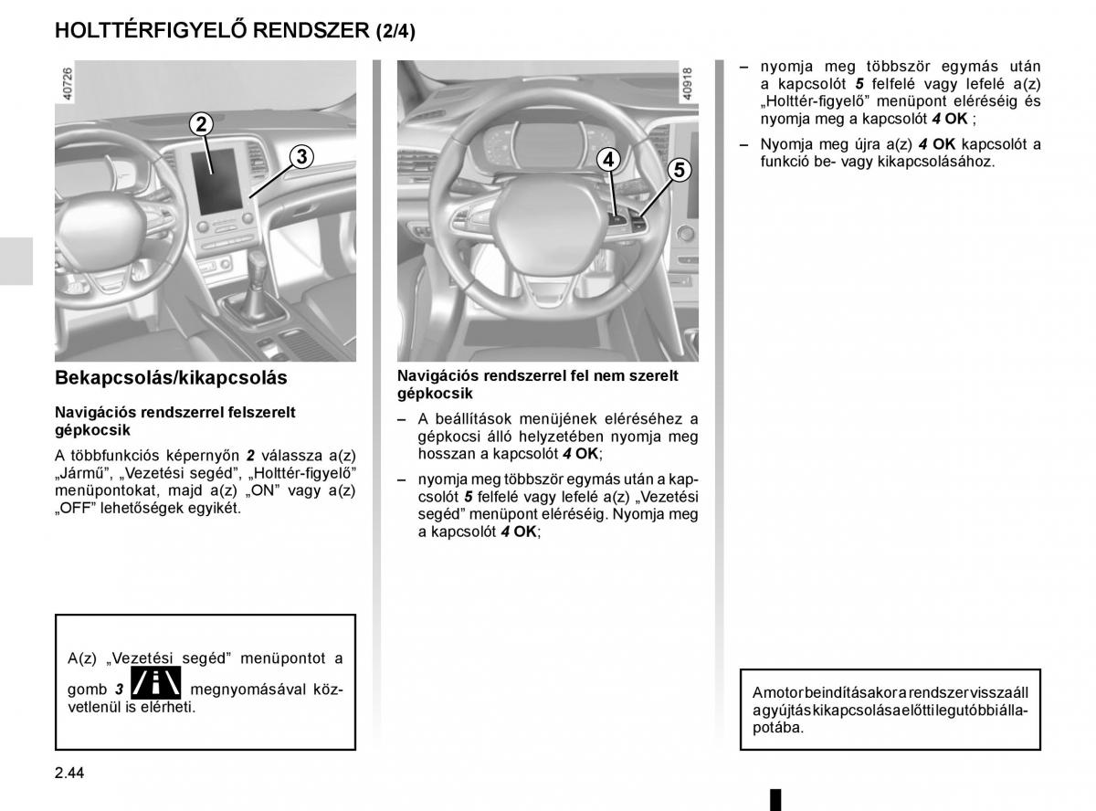 Renault Megane IV 4 Kezelesi utmutato / page 156