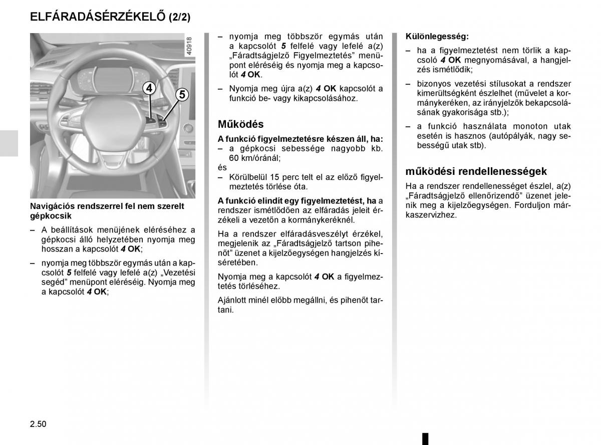 Renault Megane IV 4 Kezelesi utmutato / page 162