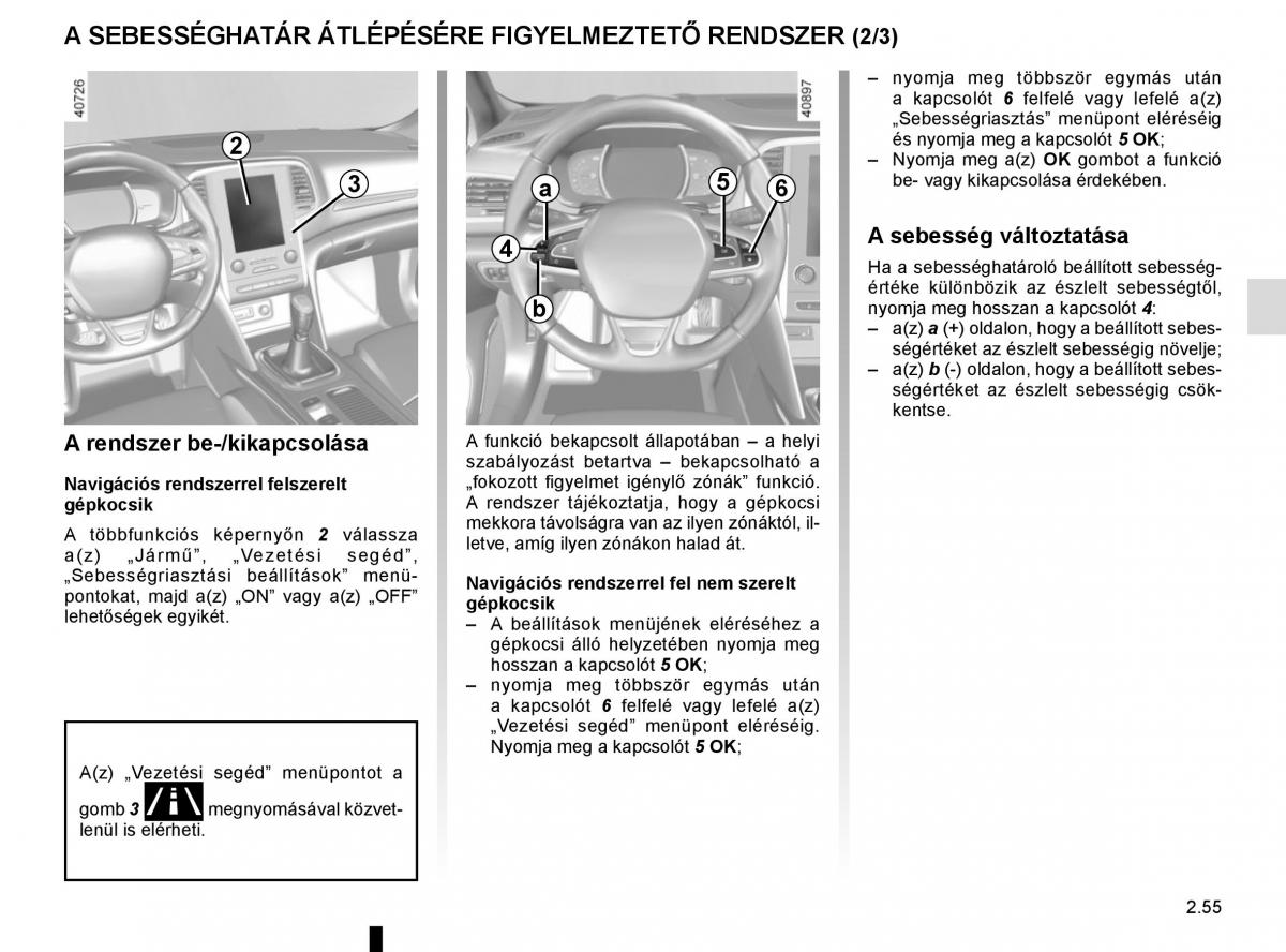 Renault Megane IV 4 Kezelesi utmutato / page 167