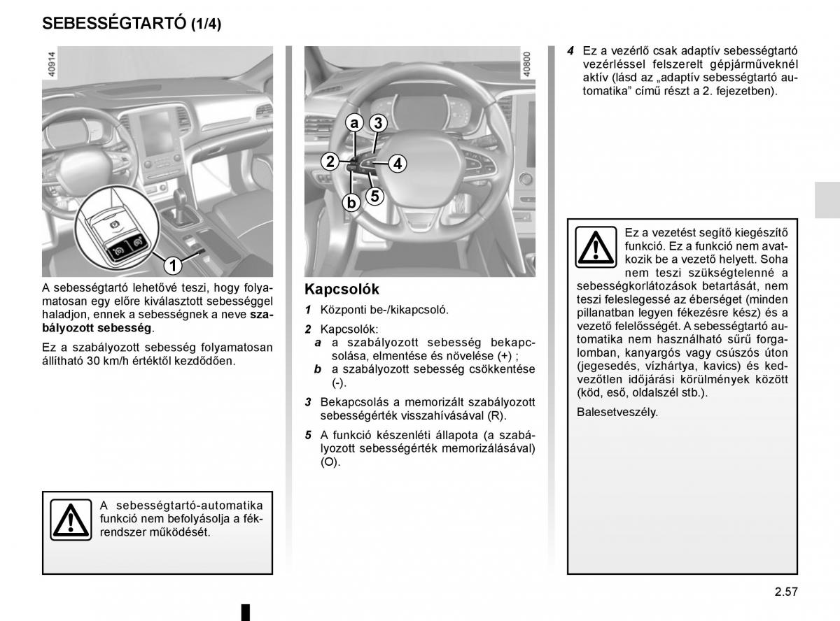 Renault Megane IV 4 Kezelesi utmutato / page 169