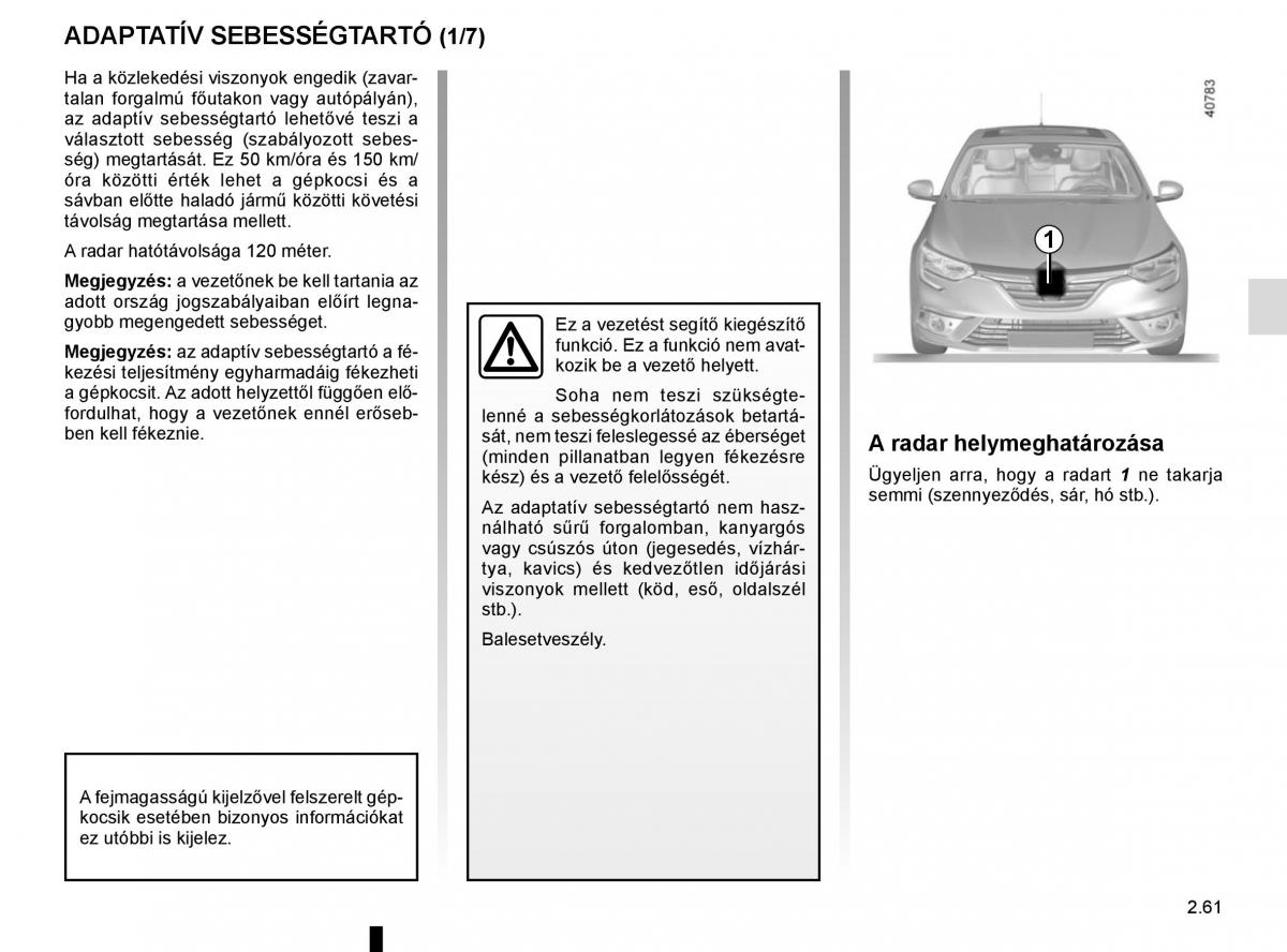 Renault Megane IV 4 Kezelesi utmutato / page 173