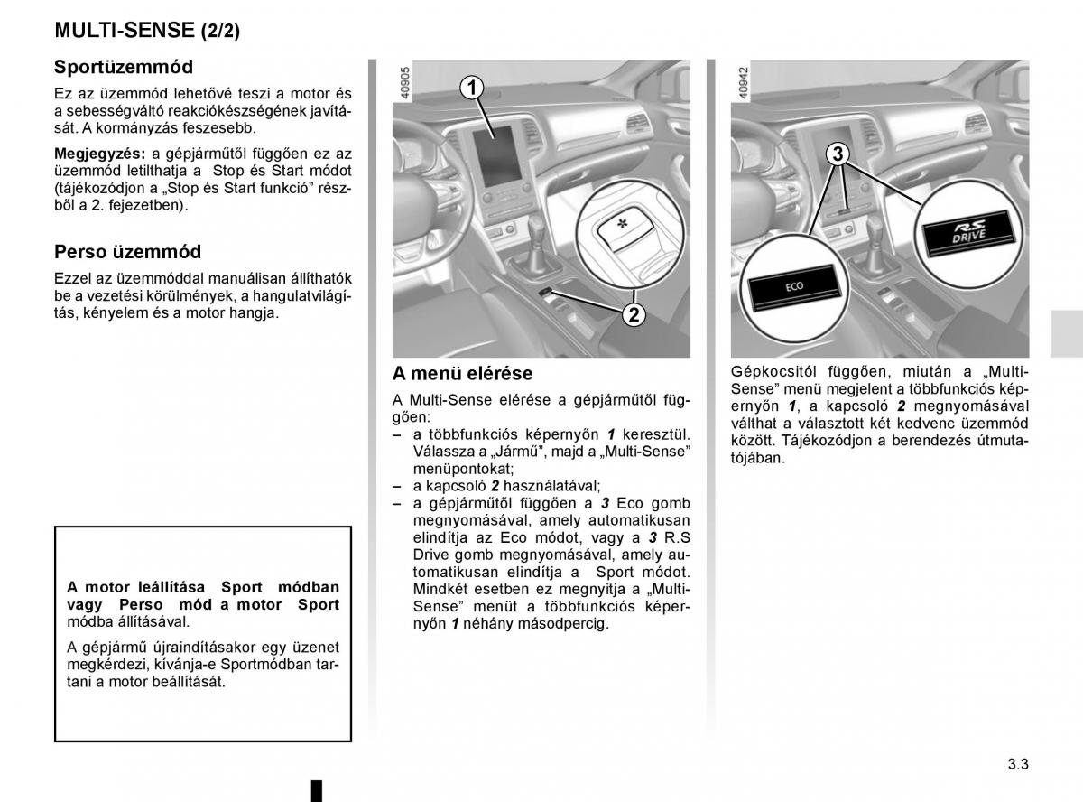 Renault Megane IV 4 Kezelesi utmutato / page 197