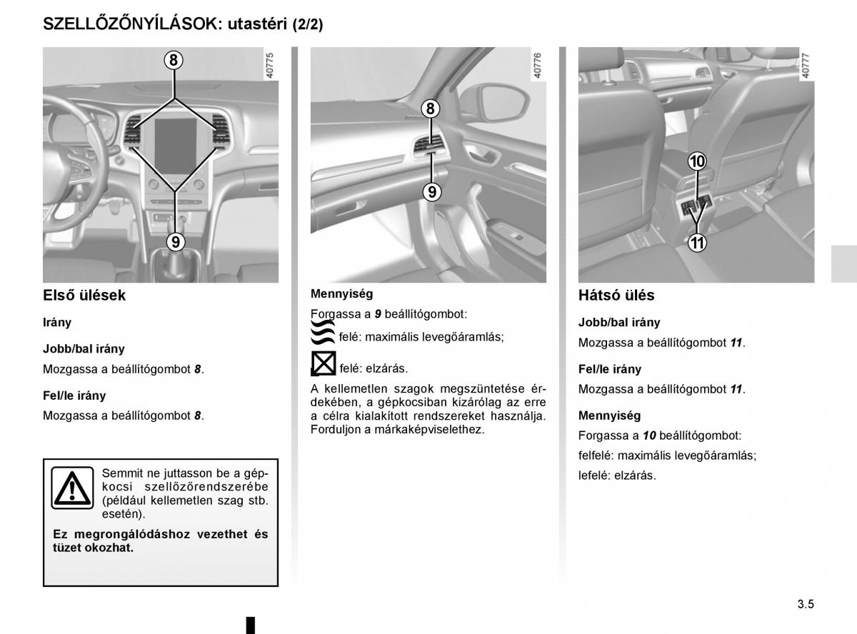 Renault Megane IV 4 Kezelesi utmutato / page 199