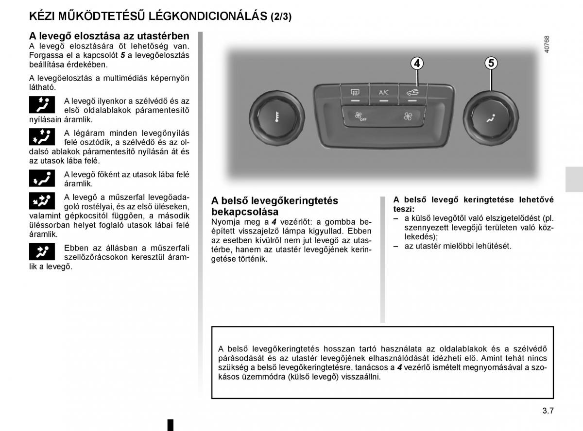 Renault Megane IV 4 Kezelesi utmutato / page 201