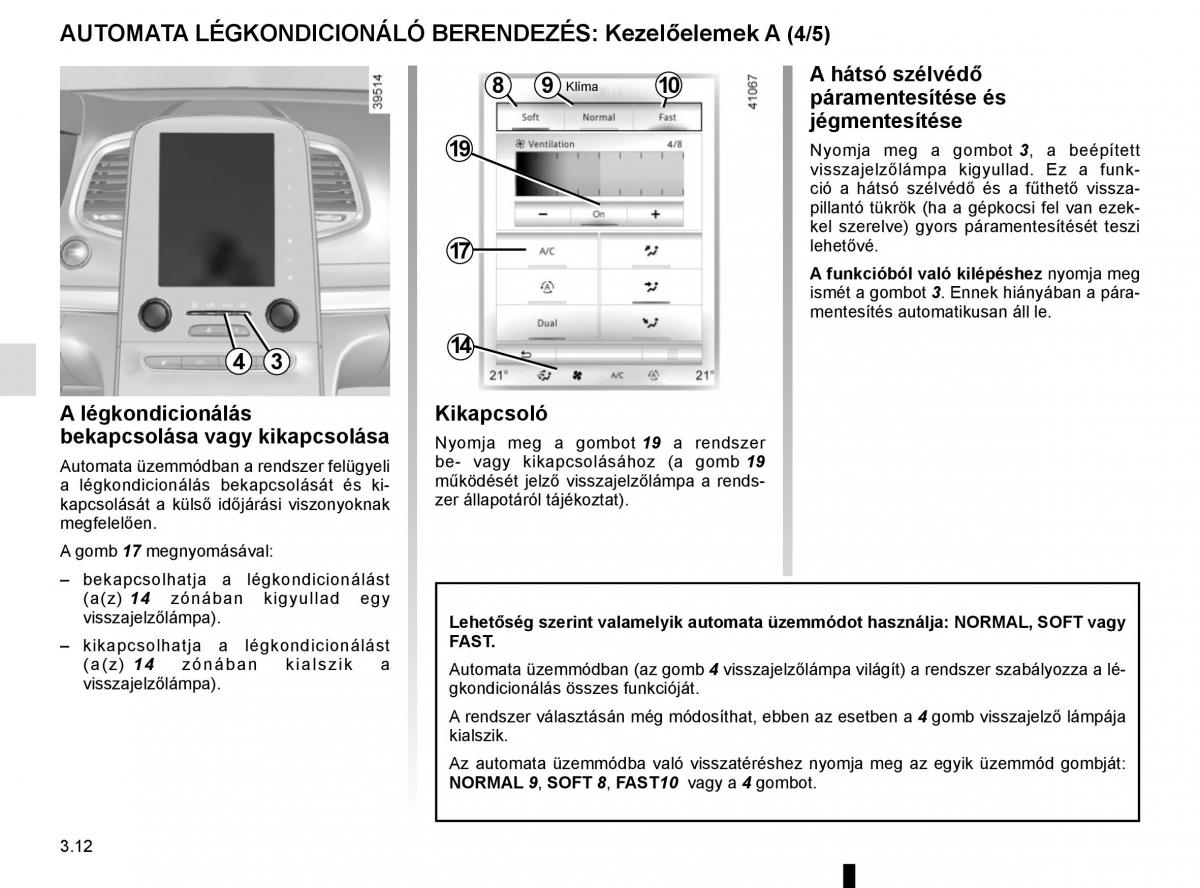 Renault Megane IV 4 Kezelesi utmutato / page 206