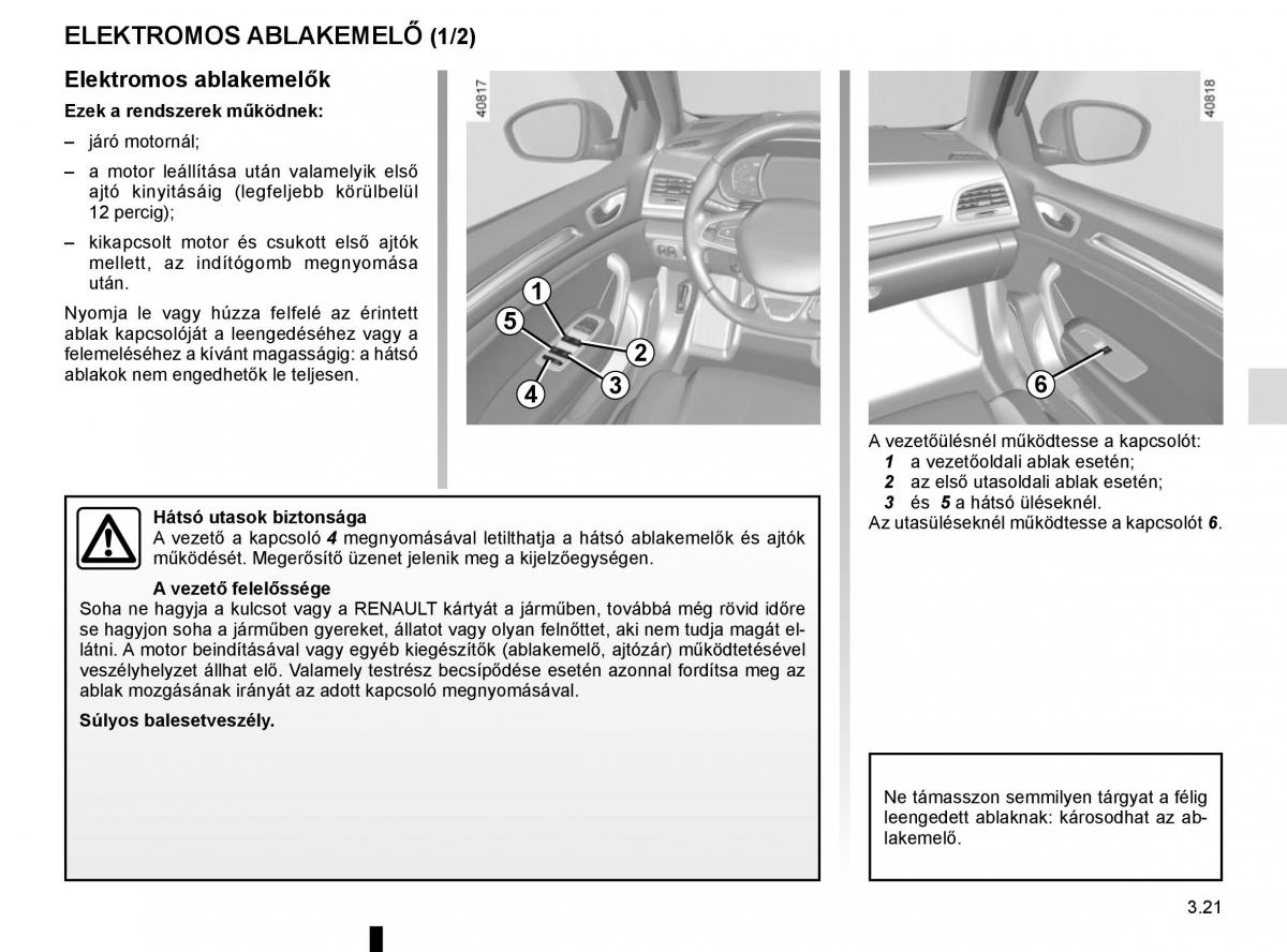 Renault Megane IV 4 Kezelesi utmutato / page 215