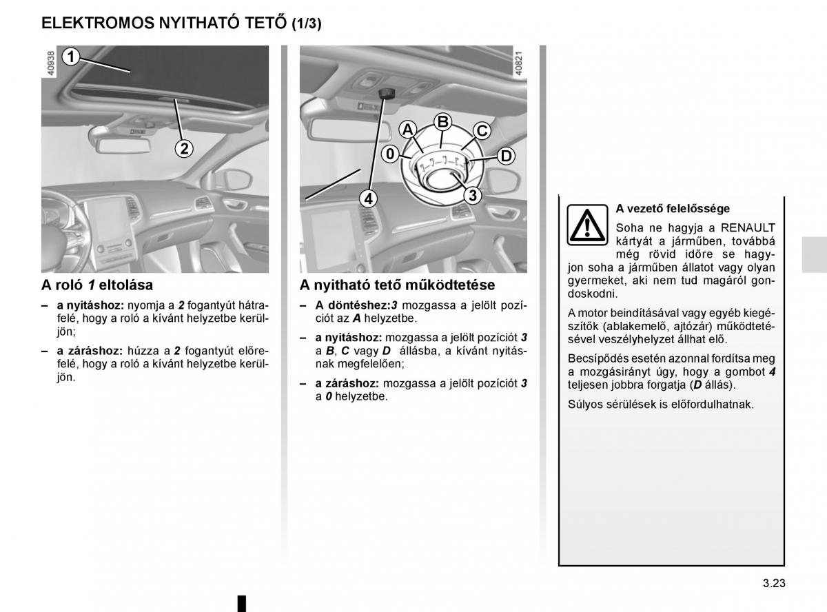 Renault Megane IV 4 Kezelesi utmutato / page 217