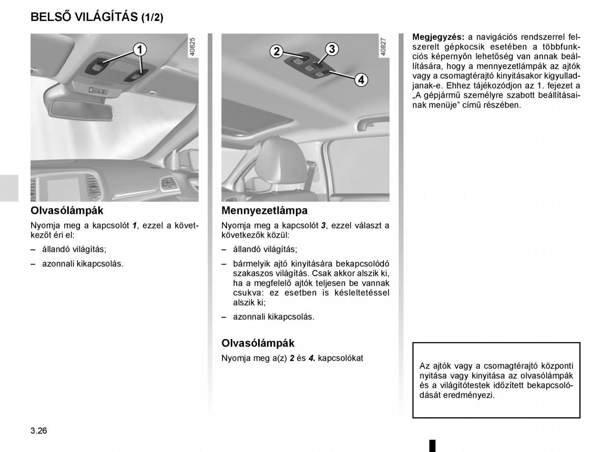 Renault Megane IV 4 Kezelesi utmutato / page 220