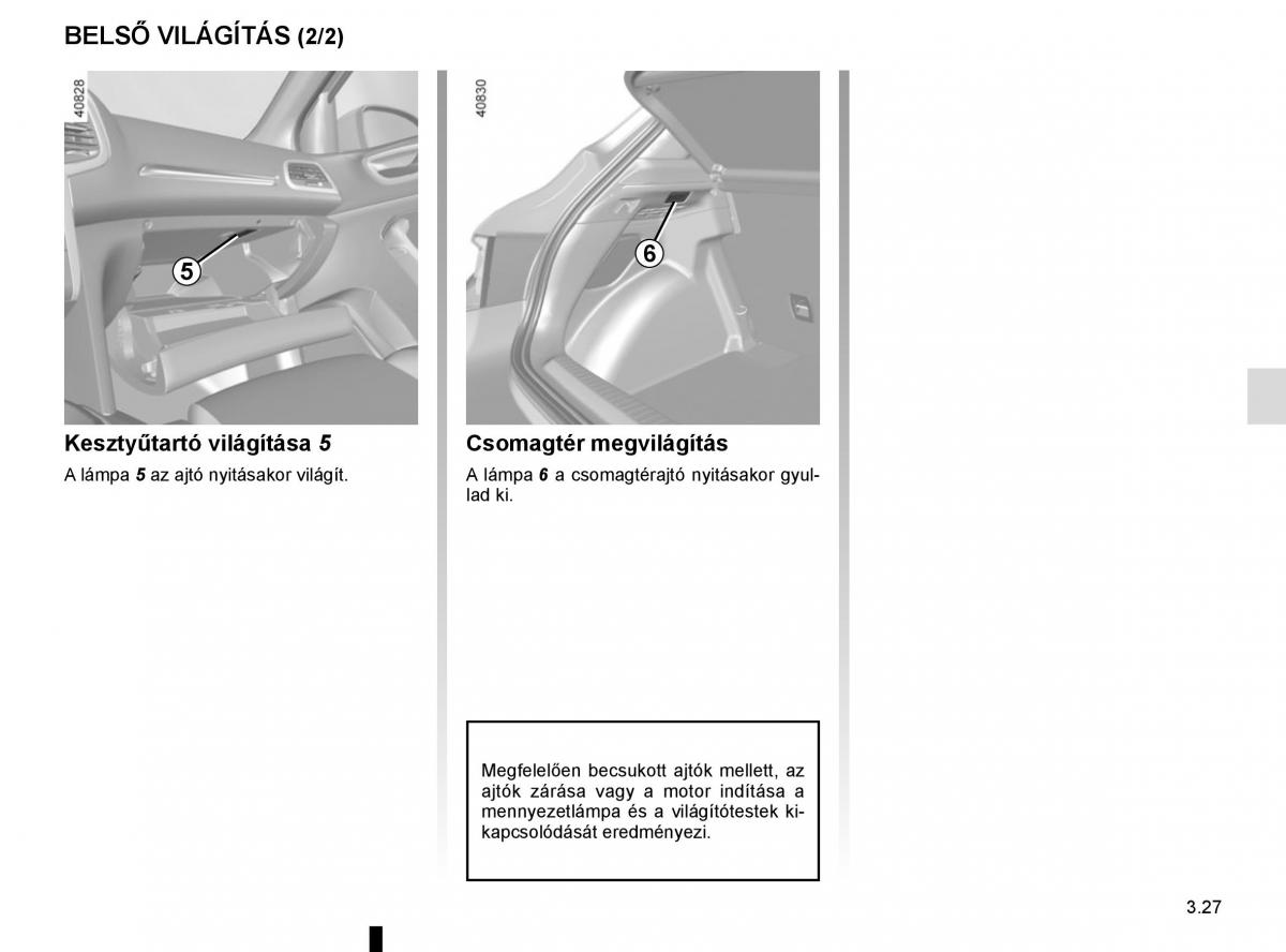 Renault Megane IV 4 Kezelesi utmutato / page 221