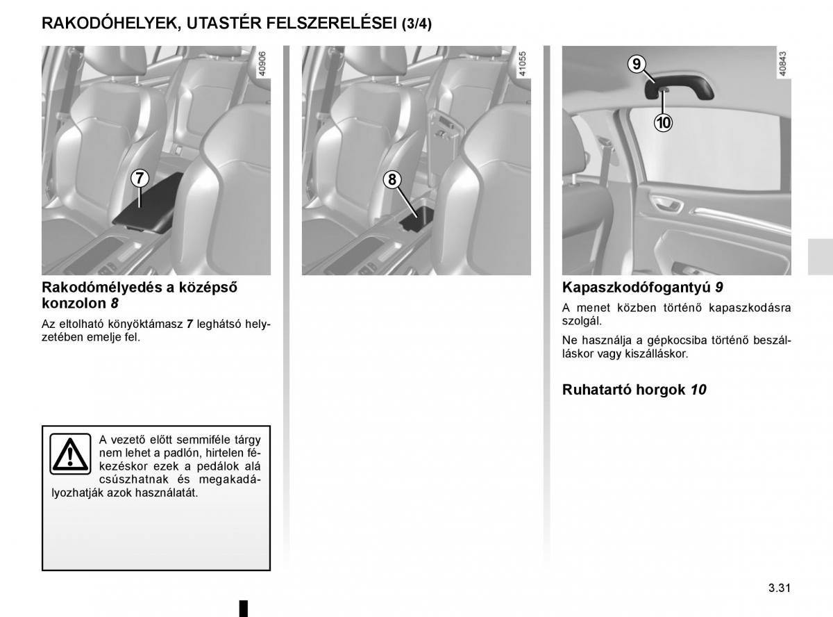 Renault Megane IV 4 Kezelesi utmutato / page 225