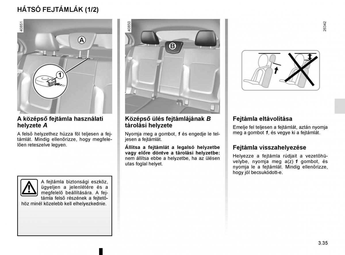 Renault Megane IV 4 Kezelesi utmutato / page 229