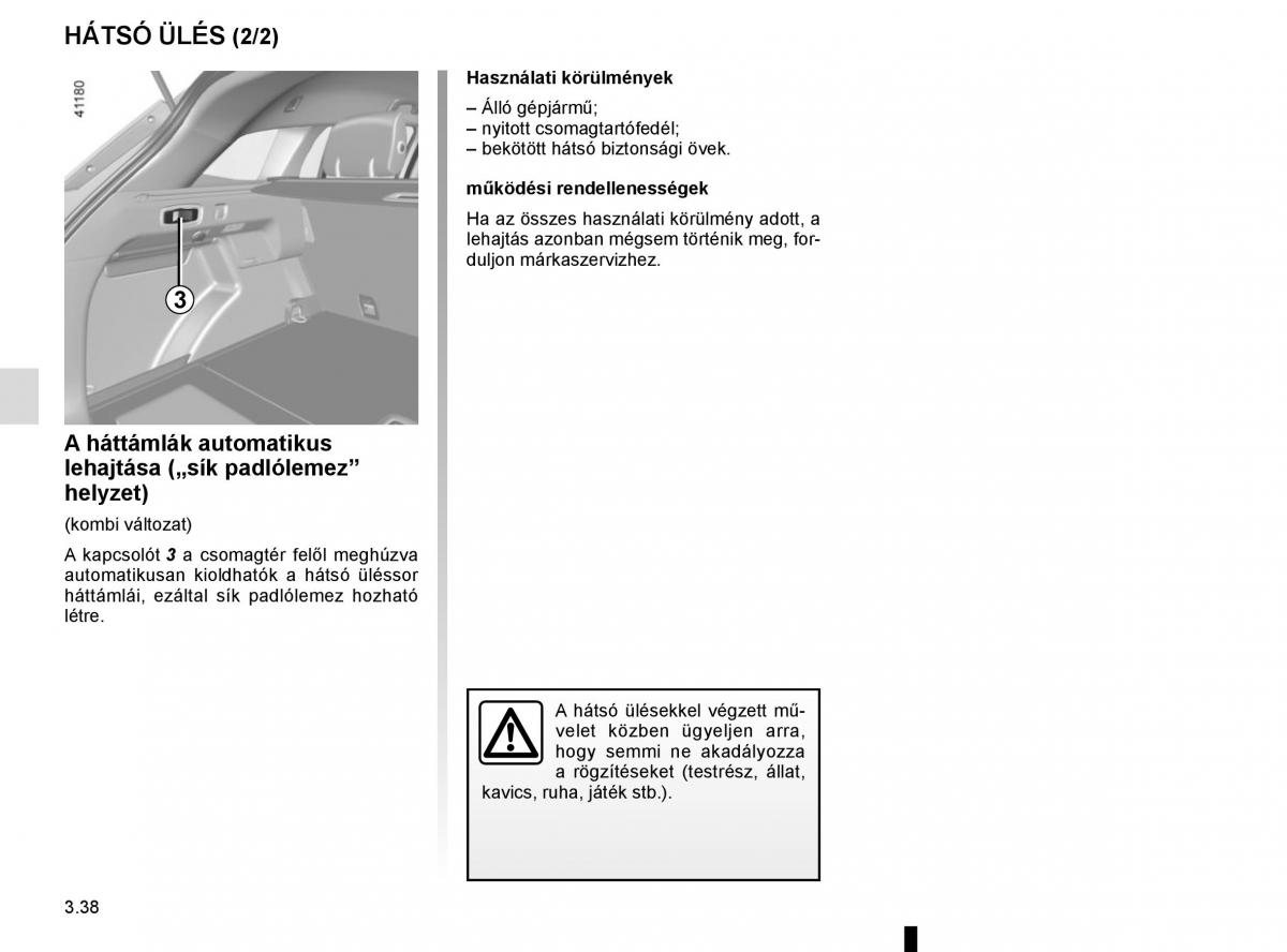 Renault Megane IV 4 Kezelesi utmutato / page 232